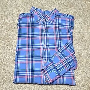 Southern Tide Button Down Trim Fit Long Sleeve Shirt M